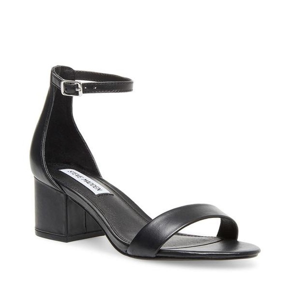 Steve Madden Shoes - Steve Madden- Black Leather Irenee Sandals (9.5)